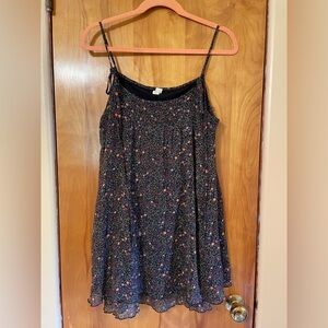 Sound & Matter Black Floral Mini Dress